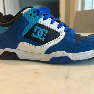 DC Men's Sneakers in Blue and White
